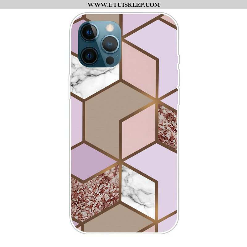 Etui do iPhone 13 Pro Geometria Marmuru